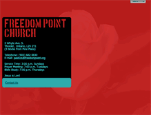 Tablet Screenshot of freedompoint.org